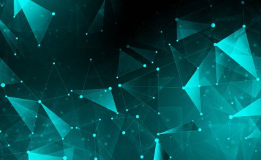 Dijital teknoloji afişi yeşil mavi arkaplan, siber teknoloji devresi, soyut ikili teknoloji, yenilik gelecek verileri, internet ağı, Ai büyük veri, fütüristik wifi bağlantısı, illüstrasyon vektörü