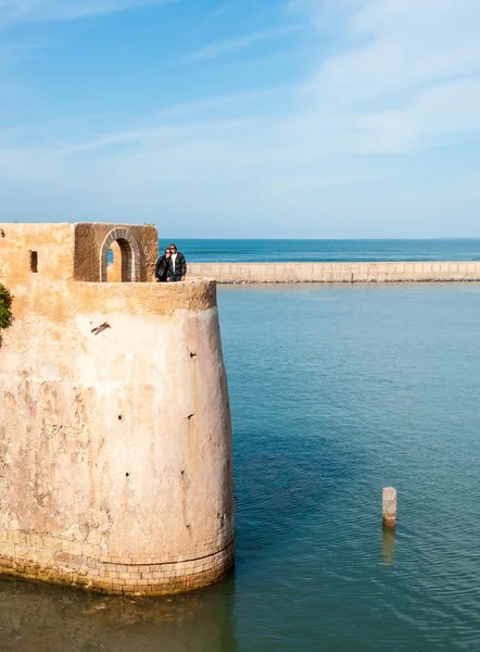 Pár v el jadida, Maroko — Stock fotografie