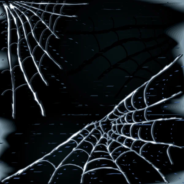 Fondo abstracto vector web araña — Vector de stock