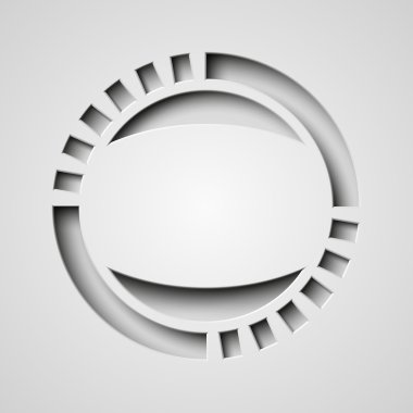 gölge ile vektör arka daire