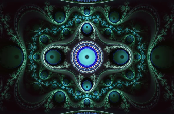 Spectacular backgrounds and objects are generated using a fractal algorithm — Stock Photo, Image