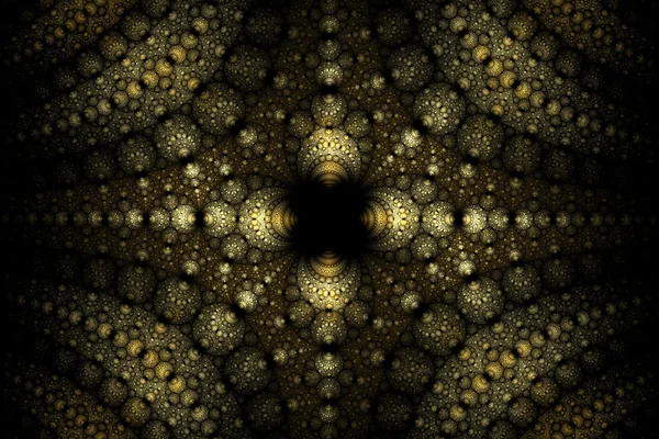 Spectaculaire achtergronden en objecten worden gegenereerd met behulp van een fractal algoritme — Stockfoto