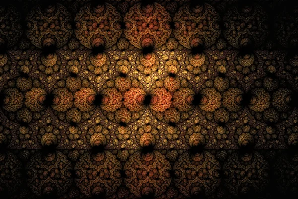 Spectacular backgrounds and objects are generated using a fractal algorithm — Stock Photo, Image