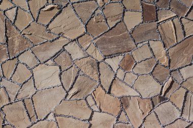 taş duvar dokusu ile