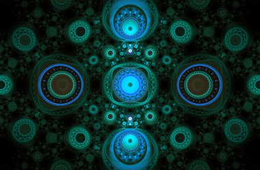 Spiral fraktal arka plan