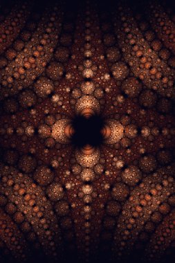 Spiral fraktal arka plan