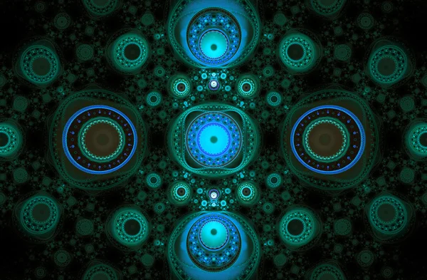 Fond fractal en spirale — Photo