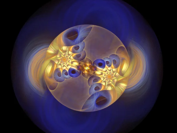 Magic fireball with pattern — Stock Photo, Image