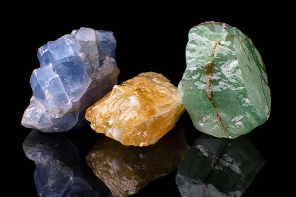 Formações Minerais Cristais Calcita Item Maravilhoso Coleção Mineralógica — Fotografia de Stock
