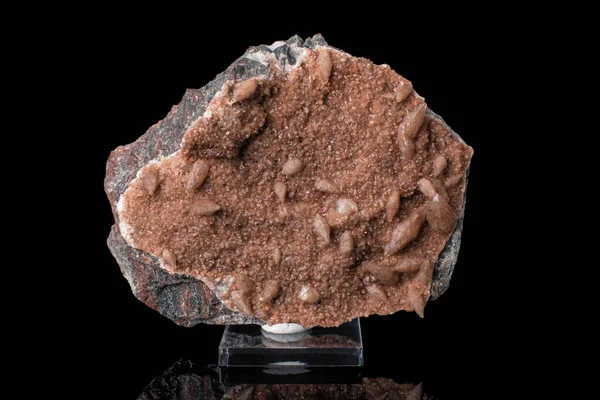 Formazioni Minerali Cristalli Calcite Meraviglioso Oggetto Della Collezione Mineralogica — Foto Stock