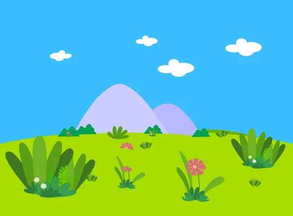 Spring Or Summer Seasons Background — Stock Vector