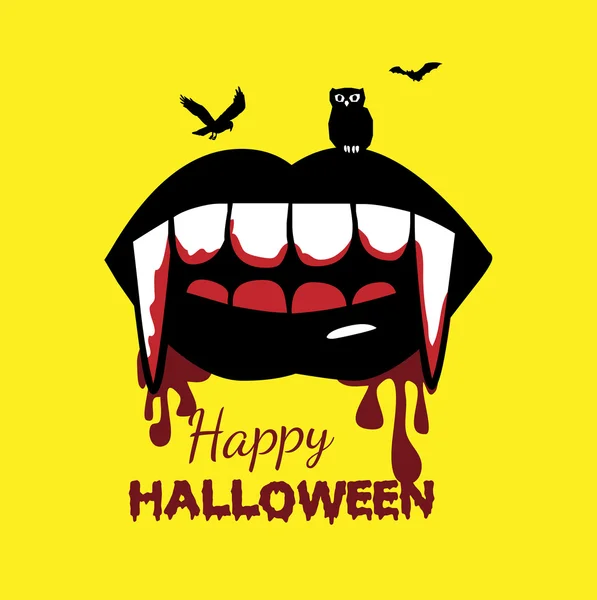 Feliz Halloween. — Vector de stock