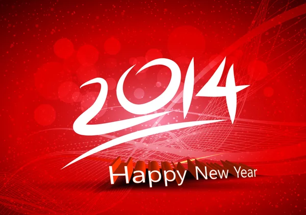 Gott nytt år 2014 — Stock vektor