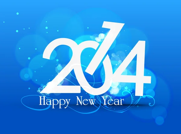 Happy new year 2014 — Stock Vector