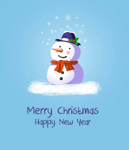 Merry christmas card — Stock Vector