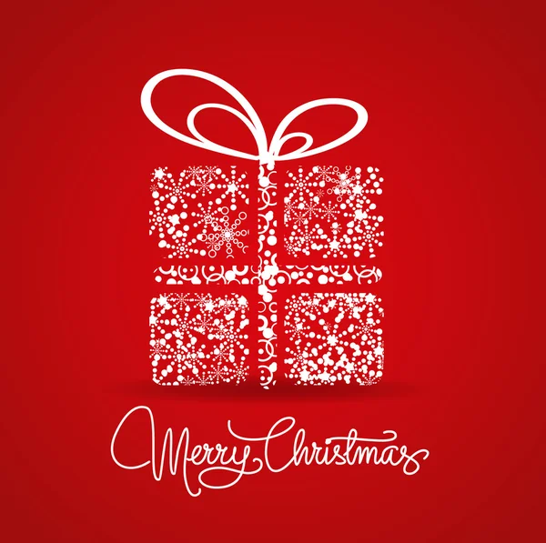 Hediyeli Noel kartı.