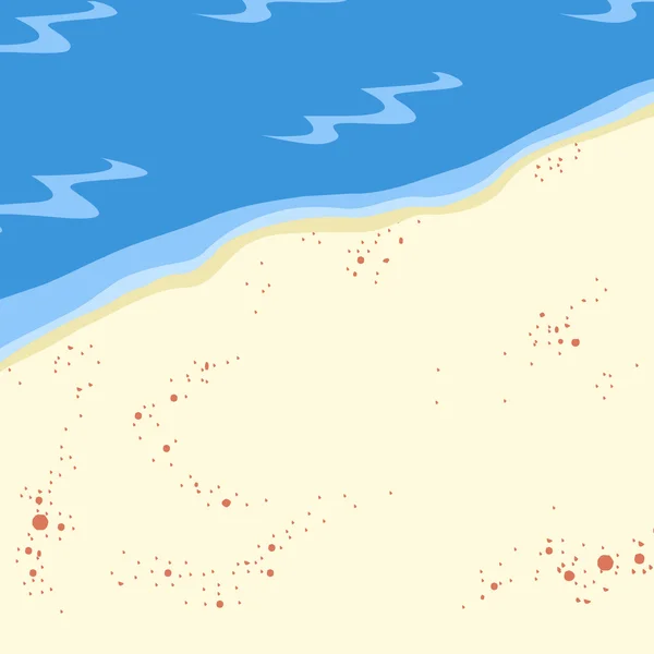 Summer the beach background — Stock Vector