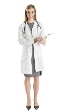 mutlu kadın doktor