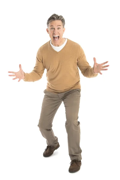 Portrait Of Frustrated Man Screaming — Stock Photo, Image