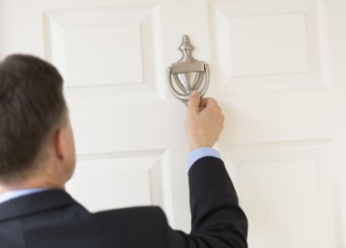 işadamı tuhaf kapı tokmağı