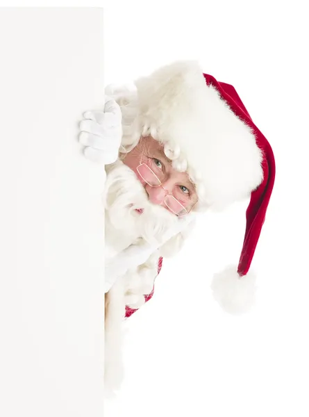 Noel Baba boş işaretini bakmak