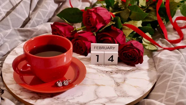 Valentinstag 14. Februar — Stockfoto