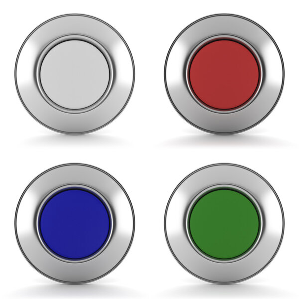 set of buttons