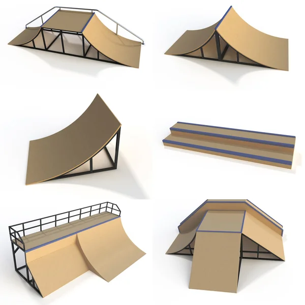 Elements for skate park — Stock Photo, Image