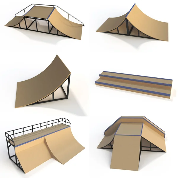 Prvky pro skate park — Stock fotografie