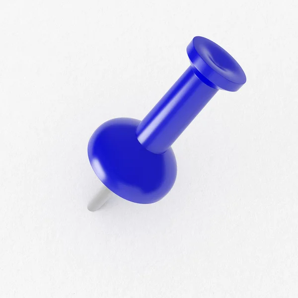 Blue pushpin — Stock Photo, Image