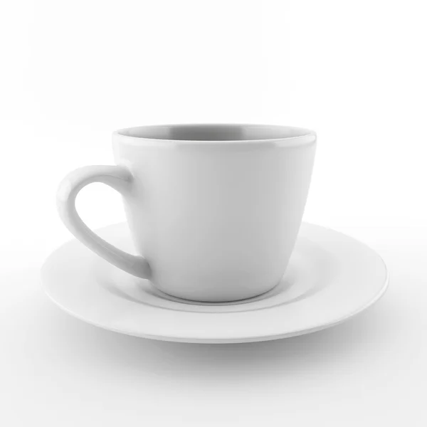 Weiße Tasse — Stockfoto