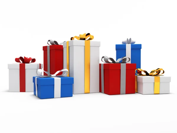 Colorful gift boxes — Stock Photo, Image