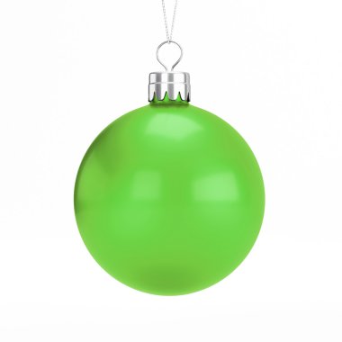 Klasik yeşil Noel top