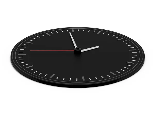 Reloj negro — Foto de Stock