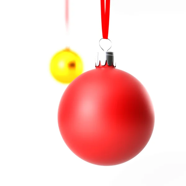 Closeup kerstballen — Stockfoto