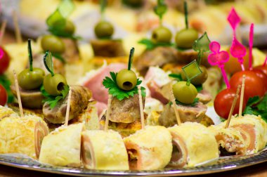 tatil tablo için meze