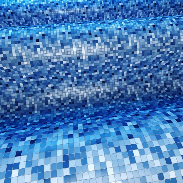 Abstract wave of mosaic — Stock Photo, Image