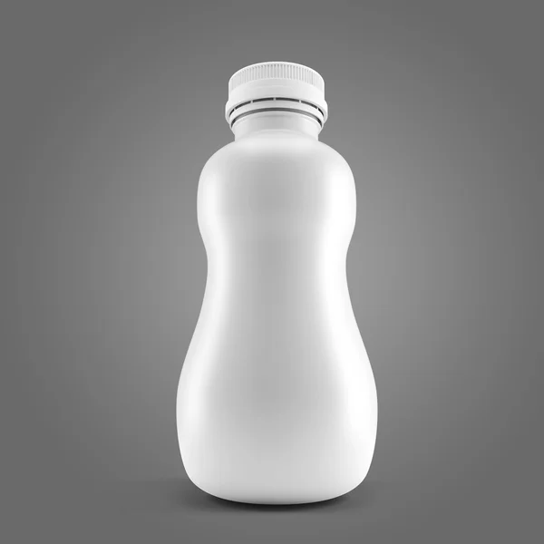 Бутылка для йогурта — стоковое фото