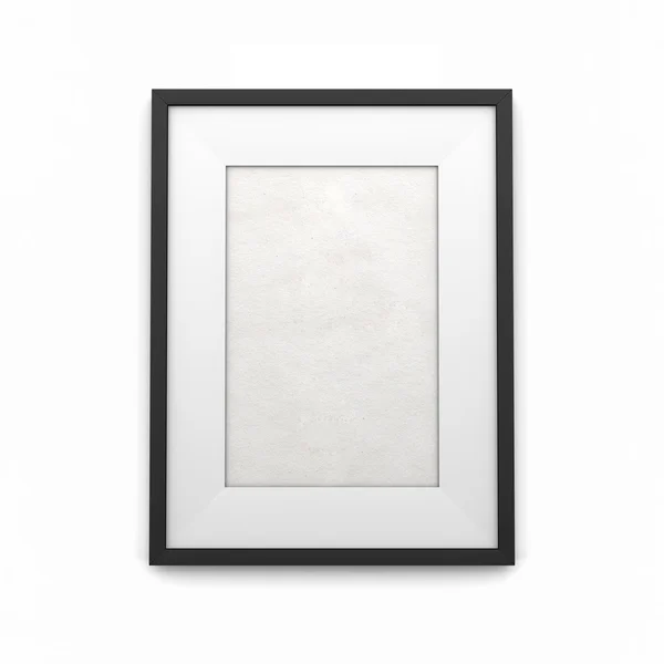 Black picture frame — Stock Photo, Image