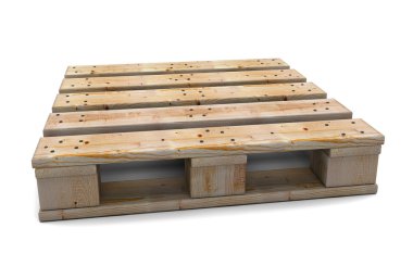 One wooden pallet clipart