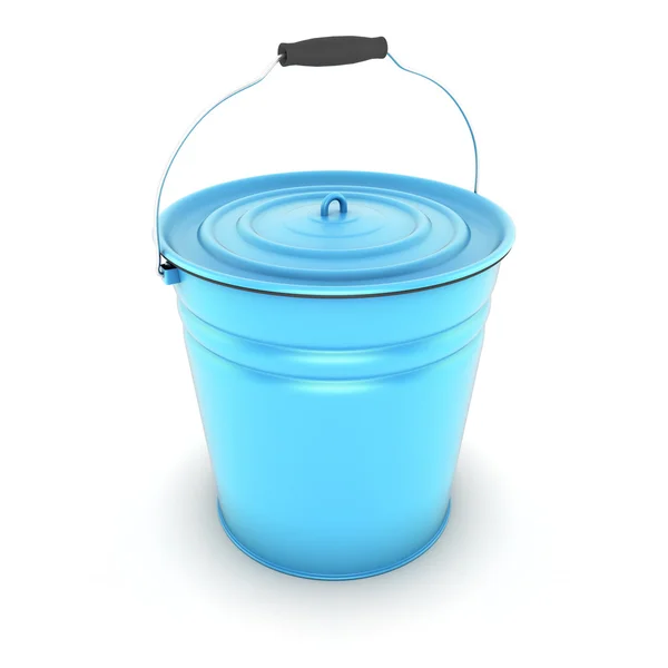 Blue bucket — Stock Photo, Image