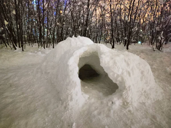 Zimą Dużo Śniegu — Zdjęcie stockowe