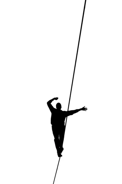 Slackline — Stock vektor