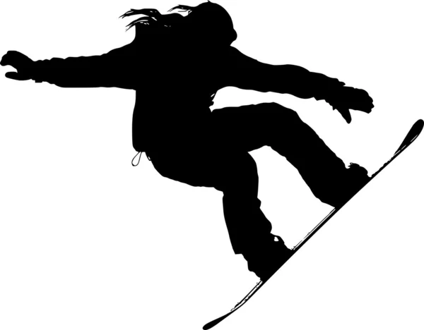 滑雪板 — 图库矢量图片