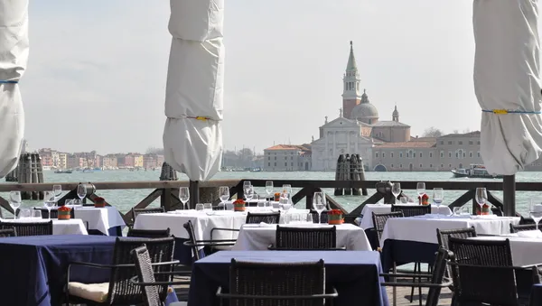 Restaurante en Venecia — Foto de Stock