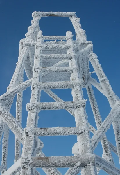 얼어붙은 건설 전망대 — 스톡 사진