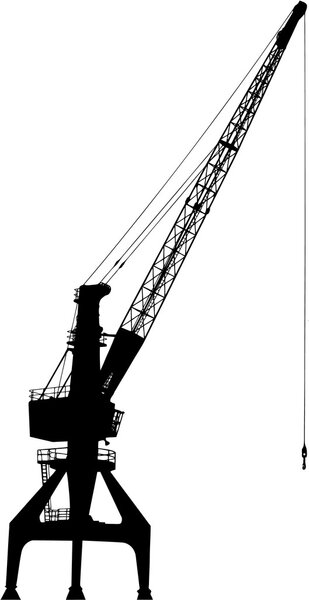 Силуэт журавля
