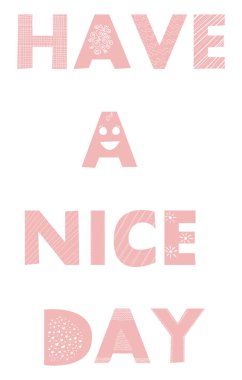 İyi günler dilerim. El çizimi vektör illüstrasyonu.