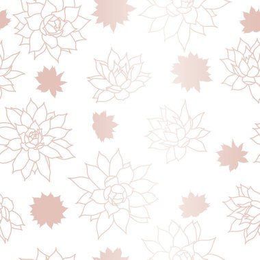 Sulu gül eğimli vektör pürüzsüz desen