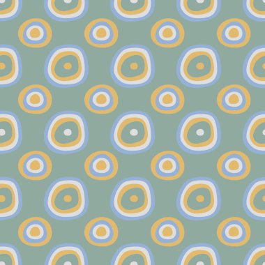 Soyut retro şekli pürüzsüz desen